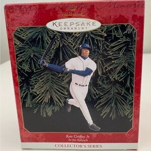 Ken Griffey Jr. MLB Baseball Hallmark Keepsake Ornament At the Ballpark 1999 HTF
